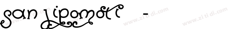 SanJiPoMoTi10字体转换