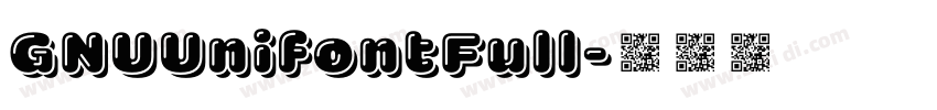 GNUUnifontFull字体转换