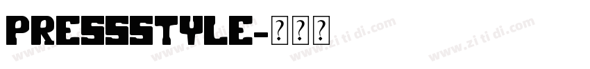 PressStyle字体转换