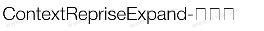 ContextRepriseExpand字体转换