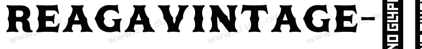 ReagaVintage字体转换