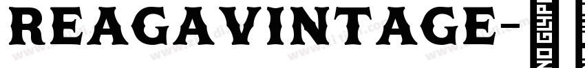ReagaVintage字体转换