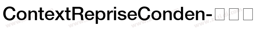 ContextRepriseConden字体转换