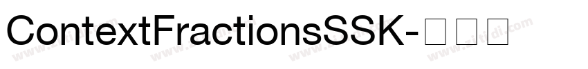 ContextFractionsSSK字体转换