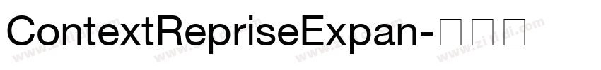 ContextRepriseExpan字体转换