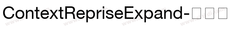 ContextRepriseExpand字体转换