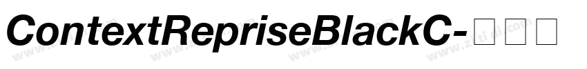 ContextRepriseBlackC字体转换
