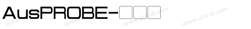 AusPROBE字体转换