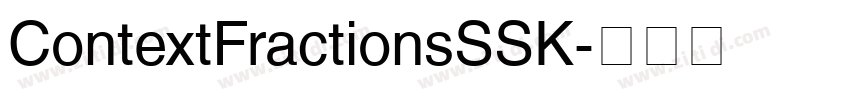 ContextFractionsSSK字体转换