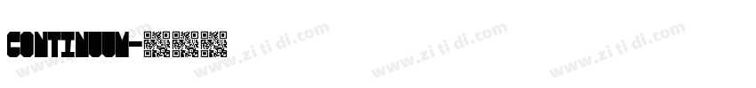 continuum字体转换