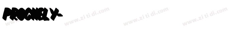 PROCHELY字体转换