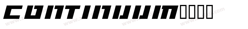 continuum字体转换