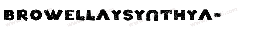 BrowellaySynthya字体转换