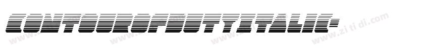 ContourofDutyItalic字体转换