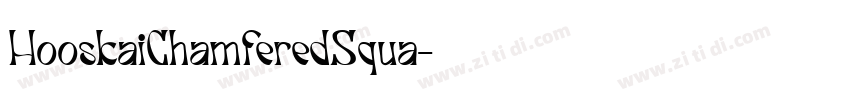 HooskaiChamferedSqua字体转换