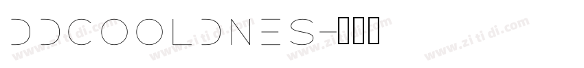 DDCOOLDNES字体转换