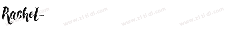 Rachel字体转换