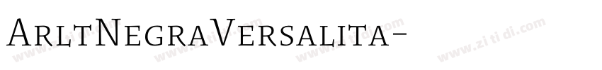 ArltNegraVersalita字体转换 ArltNegraVersalita字体转换
