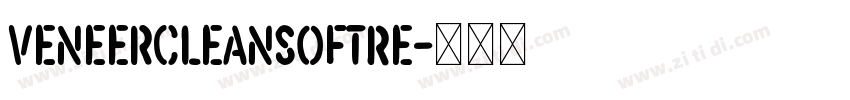 VeneerCleanSoftRe字体转换
