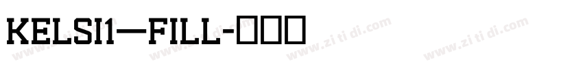 kelsi1—fill字体转换