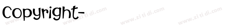 Copyright字体转换
