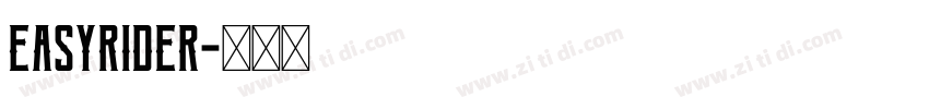 EasyRider字体转换