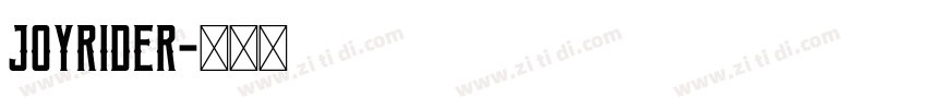 JoyRider字体转换