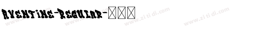 Aventine-Regular字体转换