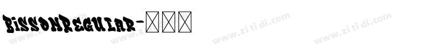 BissonRegular字体转换