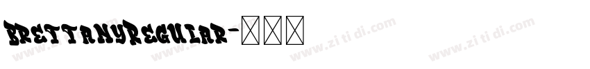 BrettanyRegular字体转换