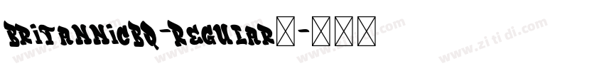 BritannicBQ-Regular免字体转换