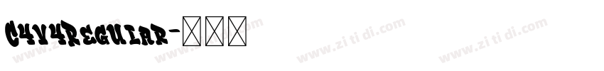 C4v4Regular字体转换