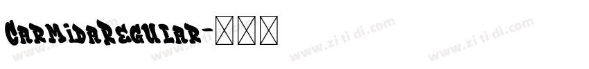 CarmidaRegular字体转换