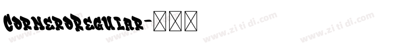 CorneroRegular字体转换