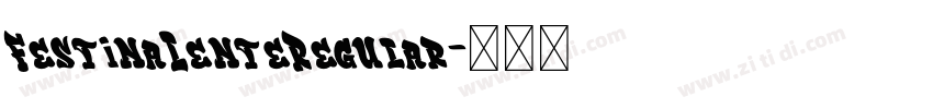 FestinaLenteRegular字体转换
