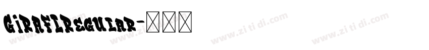 GIRAFLRegular字体转换