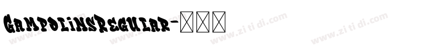 GampolinsRegular字体转换