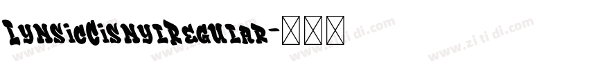 LynsicCisnylRegular字体转换