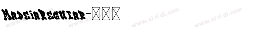 MadeiaRegular字体转换