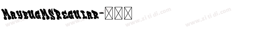 MaybugMSRegular字体转换
