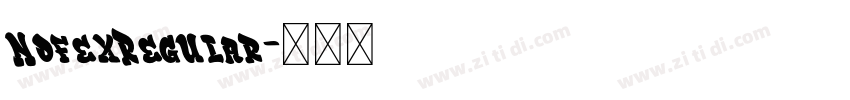 NofexRegular字体转换