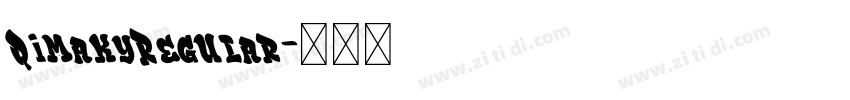 QimakyRegular字体转换
