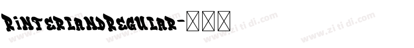 RinterlandRegular字体转换 RinterlandRegular字体转换