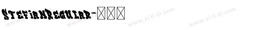 StefianRegular字体转换
