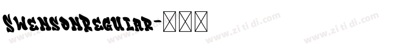 SwensonRegular字体转换