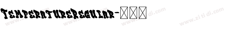 TemperatureRegular字体转换