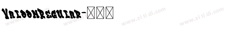 ValoonRegular字体转换