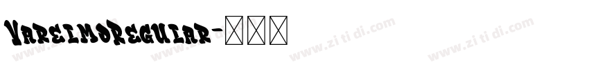 VarelmoRegular字体转换