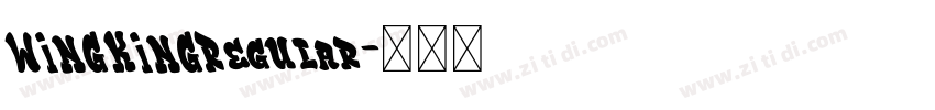 WINGKINGRegular字体转换