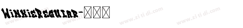WinkieRegular字体转换
